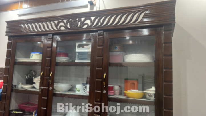 authentic wood showcase used